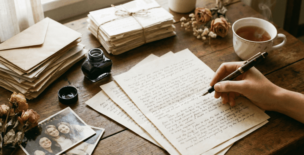 誕生日、手紙の書き方：友達への感動的なメッセージ