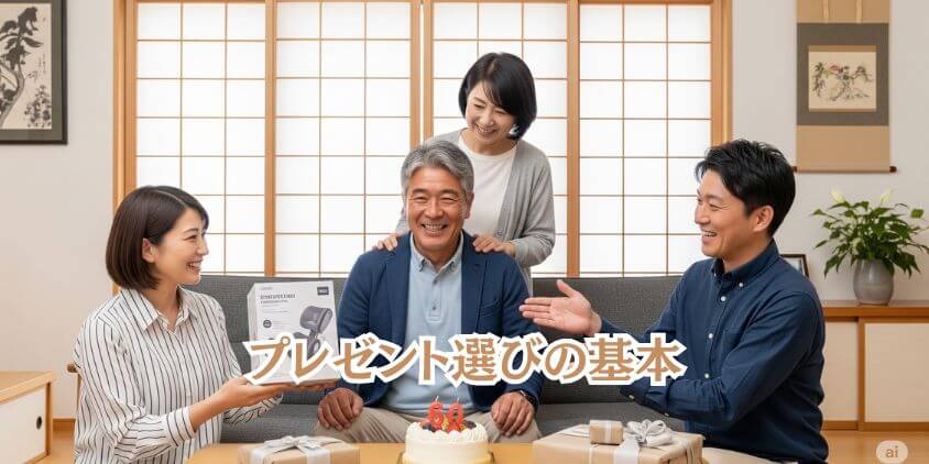 無趣味な父への還暦祝い｜プレゼント選びの基本