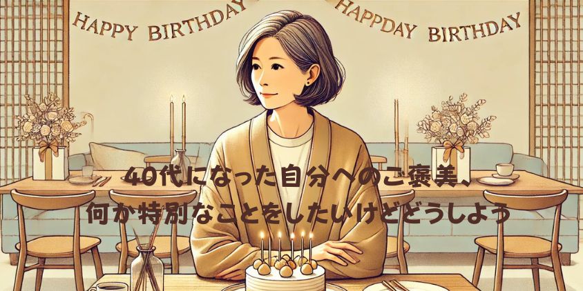 誕生日40代一人1