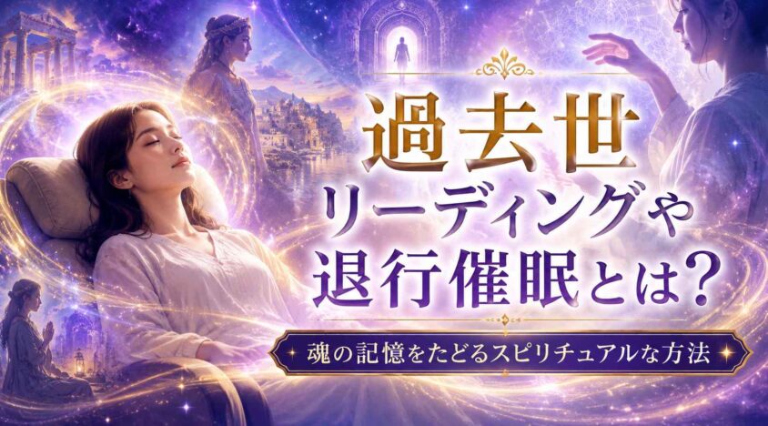 過去世リーディングや退行催眠とは?