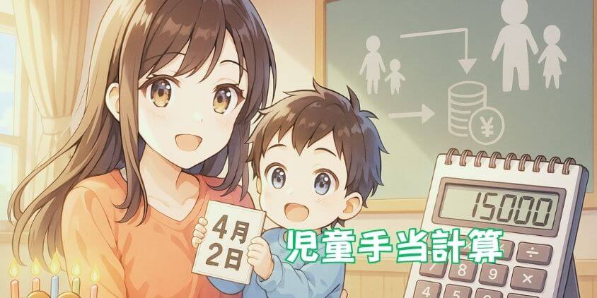 「誕生日」で変わる児童手当計算のコツ