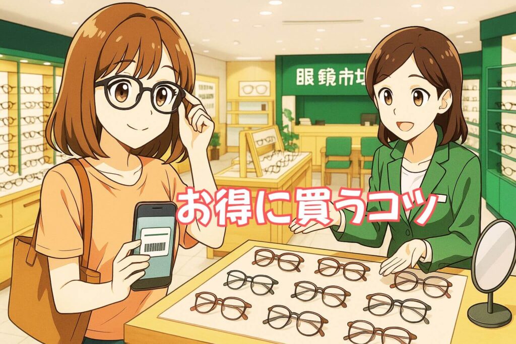 眼鏡市場クーポンで「お得」に買う秘訣