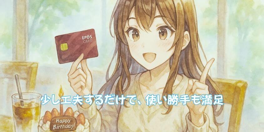 エポスカード「誕生日特典」を賢く使うコツ