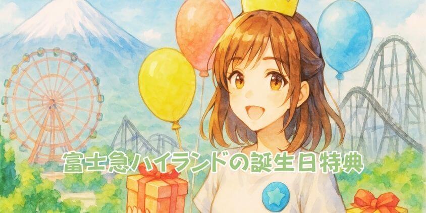 富士急ハイランドの誕生日特典