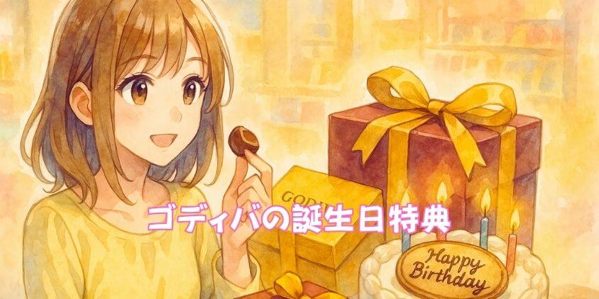 ゴディバの誕生日特典を徹底解説! 無料チョコや限定ギフトの ...