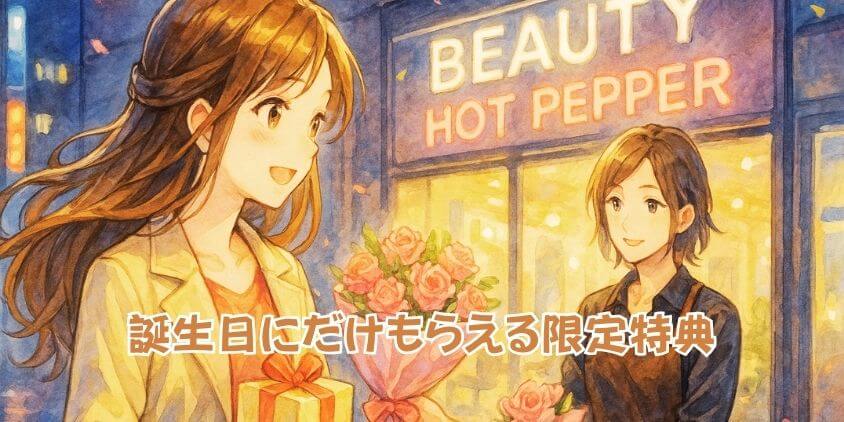 「ホットペッパー ビューティー」の誕生日特典の魅力