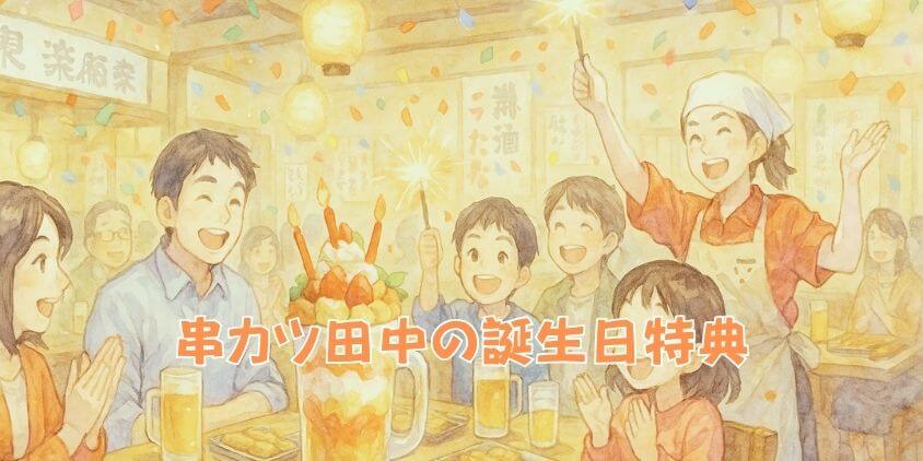 串カツ田中んお誕生日特典