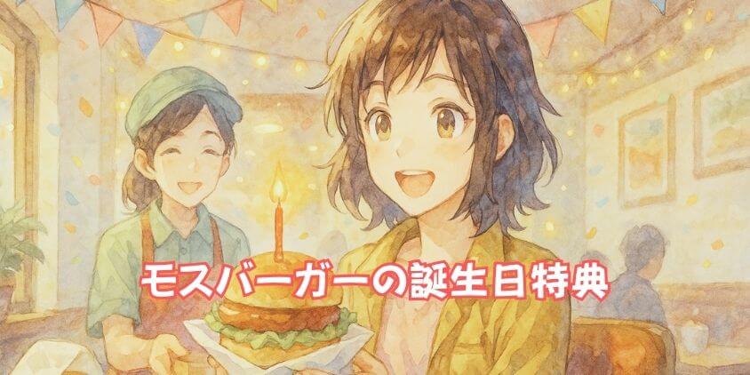 モスバーガー誕生日特典