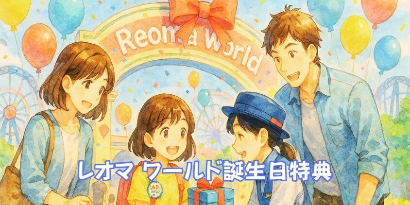 レオマワールドの誕生日特典