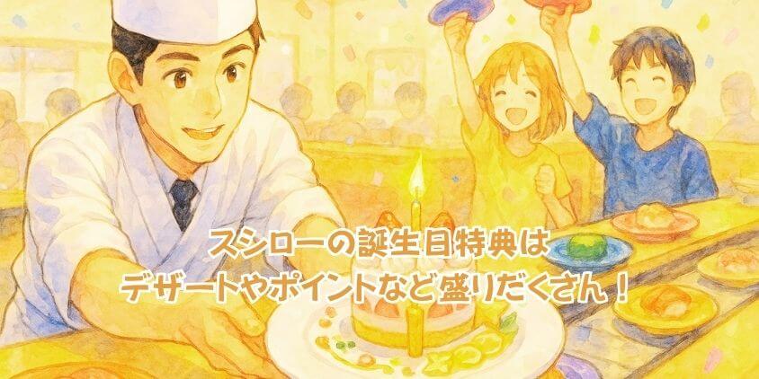 スシロー「誕生日特典」の魅力に迫る!