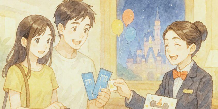 香港ディズニーホテル チケット付きプランで誕生日を満喫