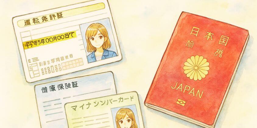 身分証だけでOK? 必要書類や証明書