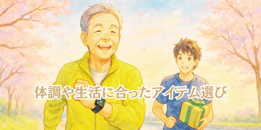 60代父の誕生日プレゼント！健康重視の選び方