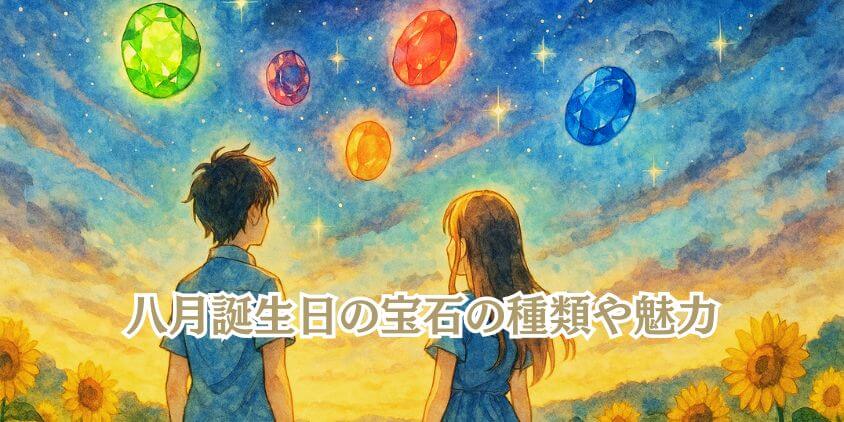 八月生まれ必見! 誕生日月の宝石の魅力