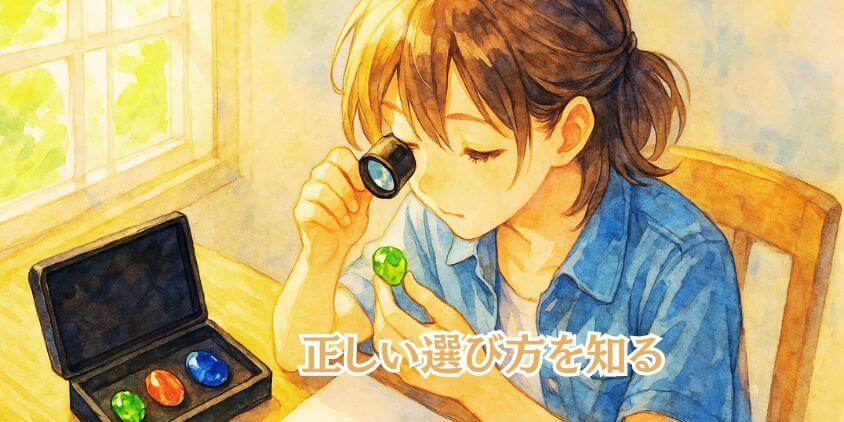 失敗しない「八月誕生日」宝石の選び方