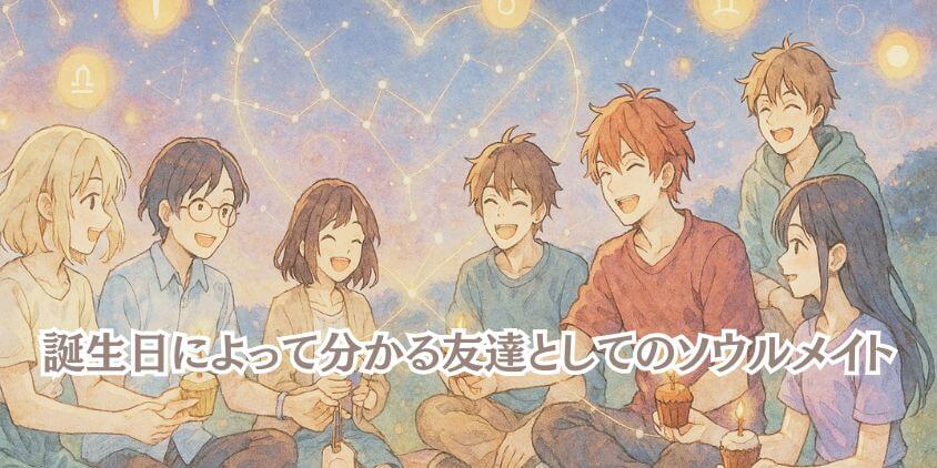 あなたの誕生日で判明! 友達ソウルメイト相性診断