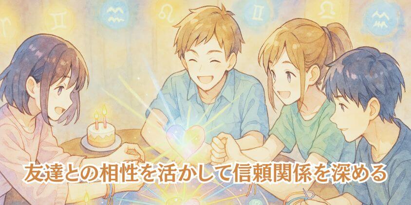 誕生日相性で「友達ソウルメイト」との絆を最強にする方法
