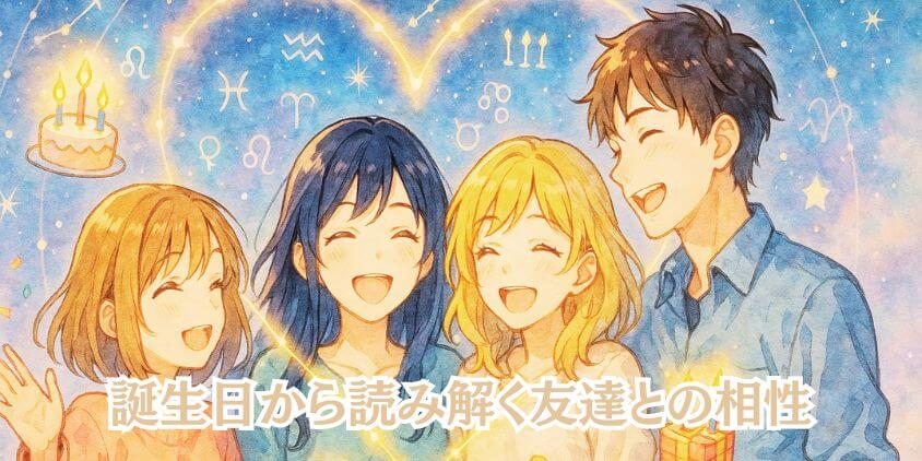 誕生日の相性、友達ソウルメイト