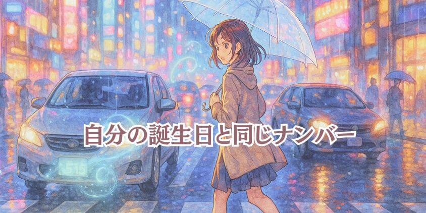 誕生日の「車ナンバー」を見かけるスピリチュアルな現象