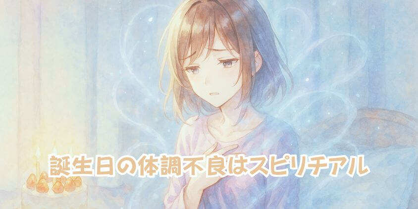 誕生日の体調不良はスピリチアル