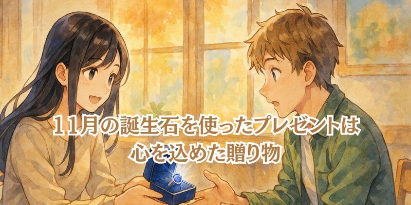 11月誕生日の宝石で失敗しないプレゼント術