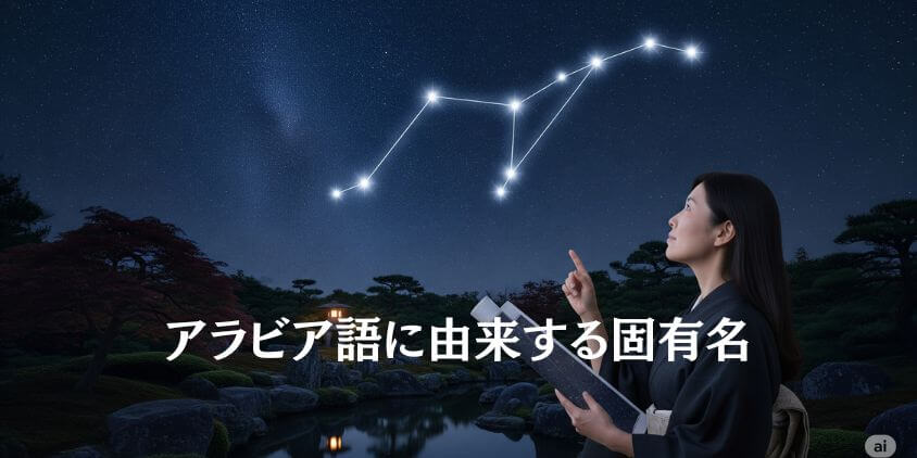 柄杓の形をした北斗七星の星の名前一覧