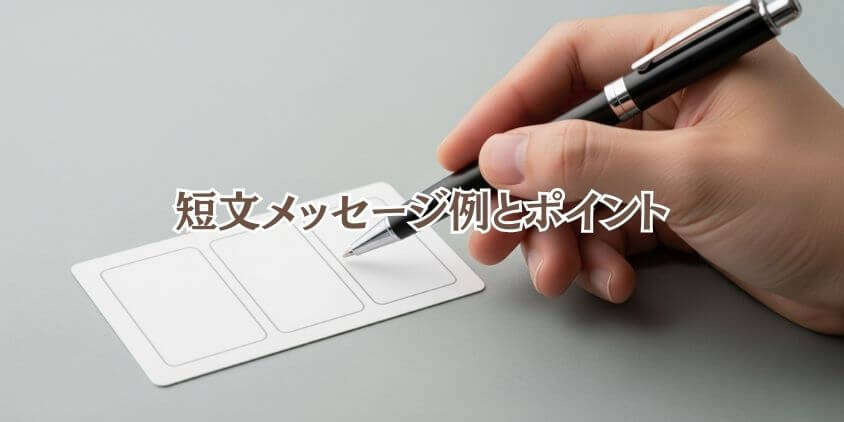 出産内祝いの短文メッセージ例とポイント