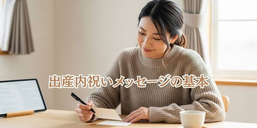 知っておきたい出産内祝いの短文メッセージの基本