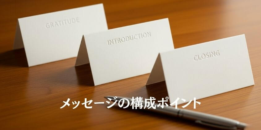 失敗しないためのメッセージの構成ポイント