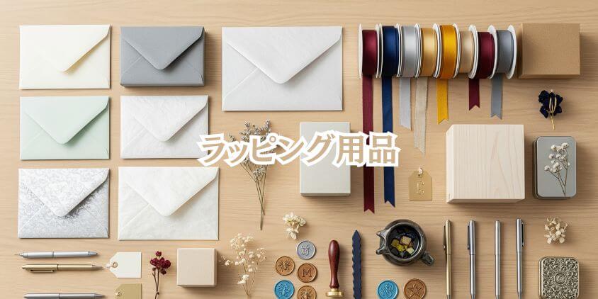 ラッピング用品の種類と選び方のコツ