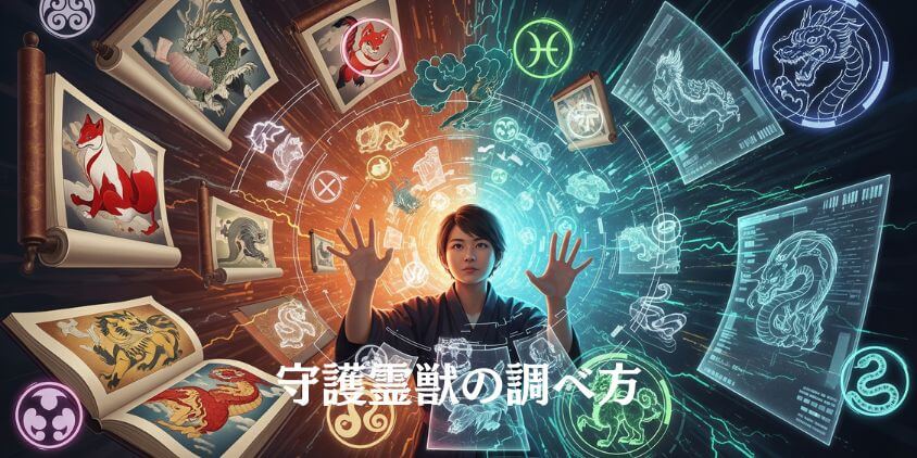 代表的な守護霊獣の調べ方とは
