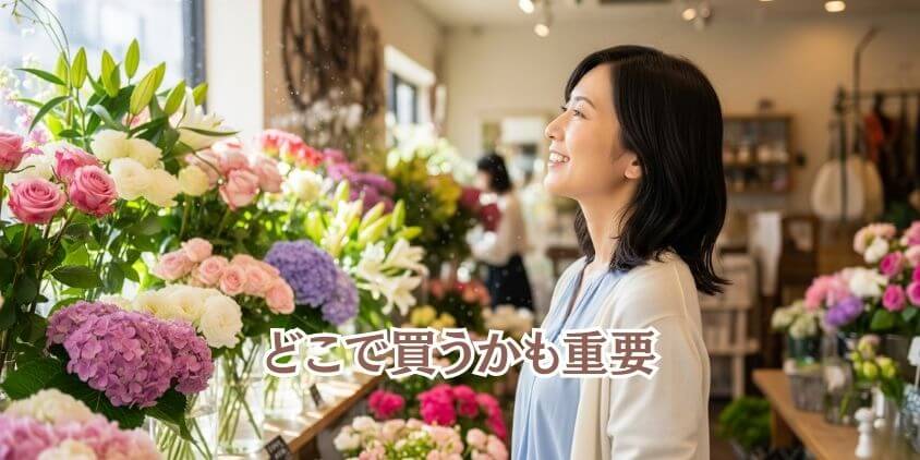 「誕生日の花束の相場」を左右する購入場所と選び方