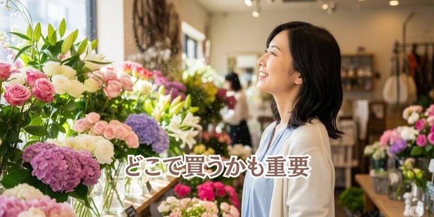 「誕生日の花束の相場」を左右する購入場所と選び方