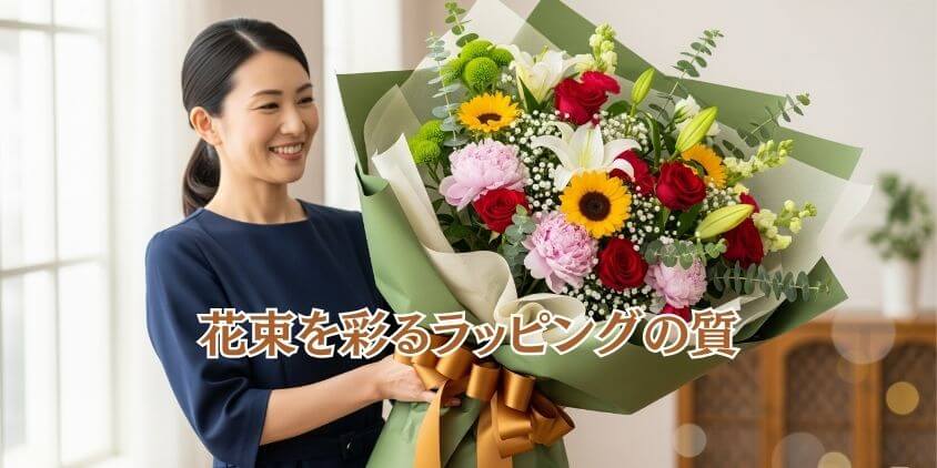 花の本数や高級ラッピングも価格に影響