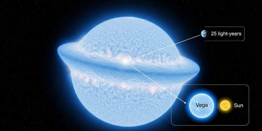 ベガの明るさや色、距離などの特徴