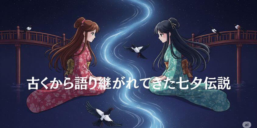 日本では「織姫星」として七夕伝説の中心的存在
