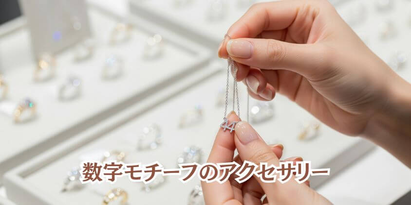 「数字モチーフ」のアクセサリーや雑貨の選び方