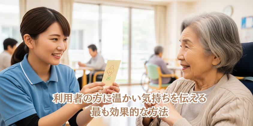 「感謝の気持ちを伝える」ためのメッセージカードの活用