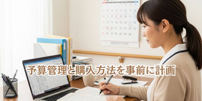 プレゼントの予算と購入場所の検討