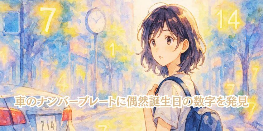 自分の誕生日の数字をよく見る現象