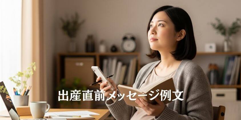 失敗しない！ 出産直前メッセージ例文作成のコツ