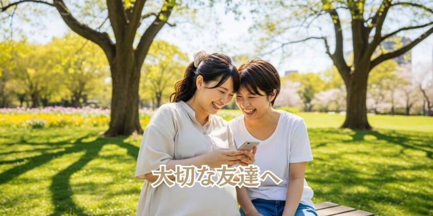 出産直前メッセージ例文【大切な友達へ】
