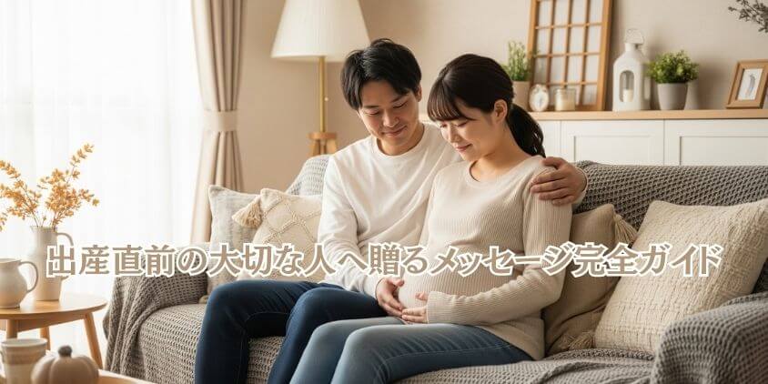 出産直前のメッセージ 例文
