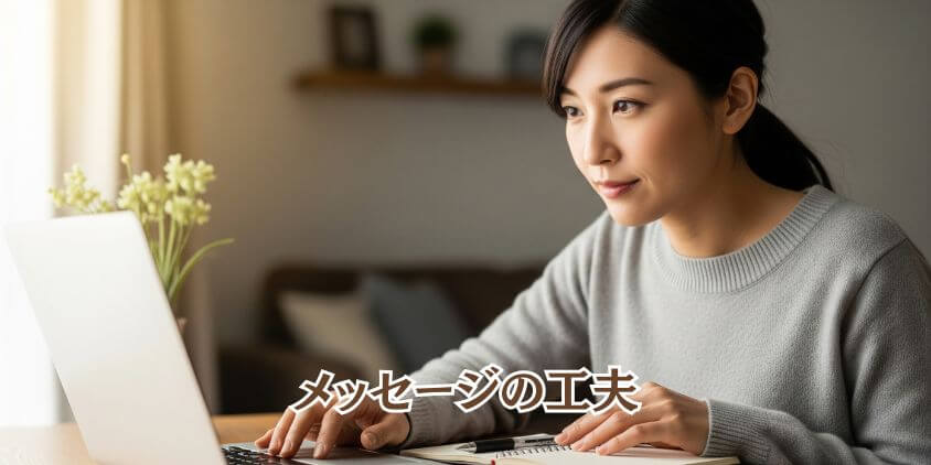 「状況に合わせたメッセージ」の工夫と使える言葉集