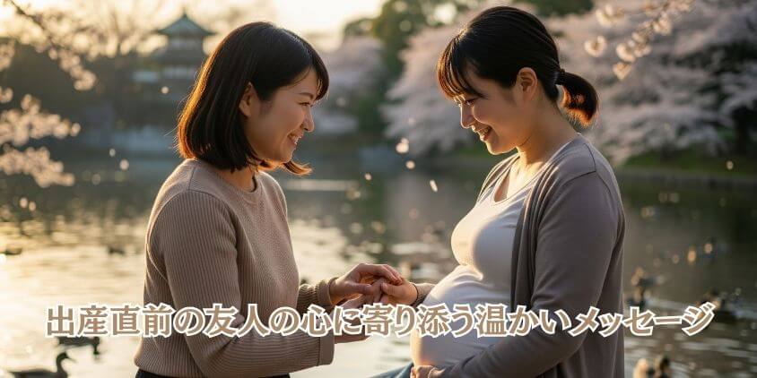 出産直前の友人へのメッセージ