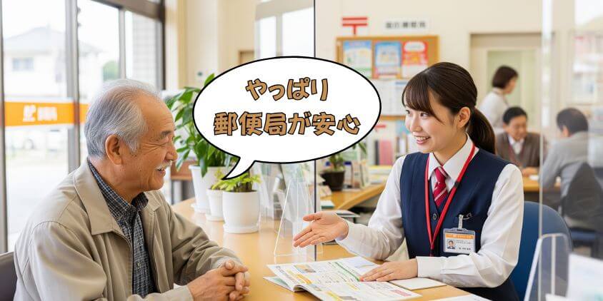 年金を郵便局で受け取るメリットを解説