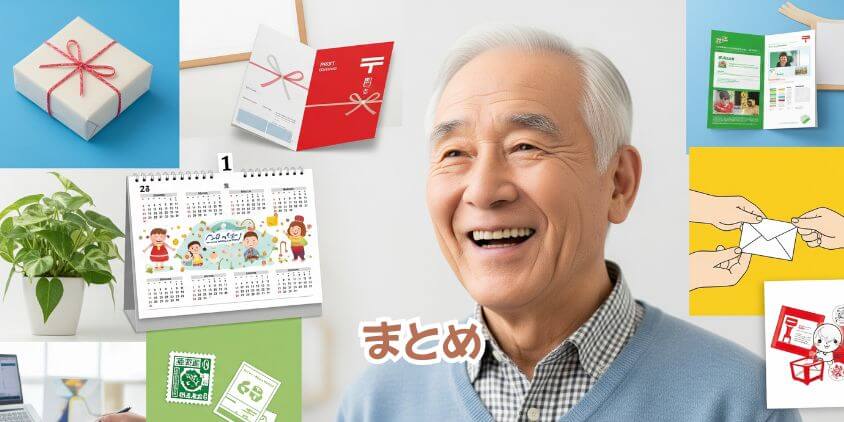 郵便局で年金の誕生日プレゼントのまとめ