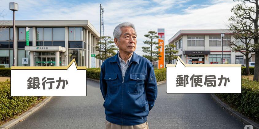 年金受取は銀行か郵便局か迷ったら