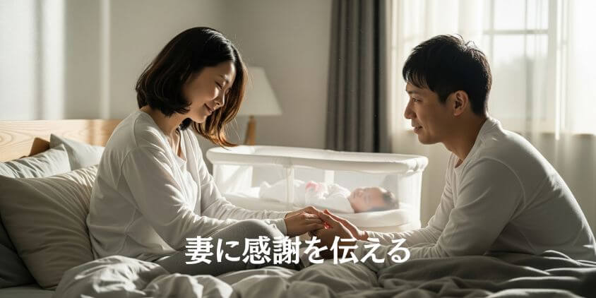 「出産お疲れ様」のプレゼントで妻に感謝を伝える基本事項