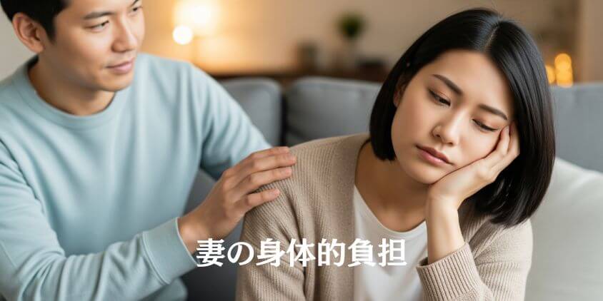 想像以上に大きい「妻の身体的負担」への理解